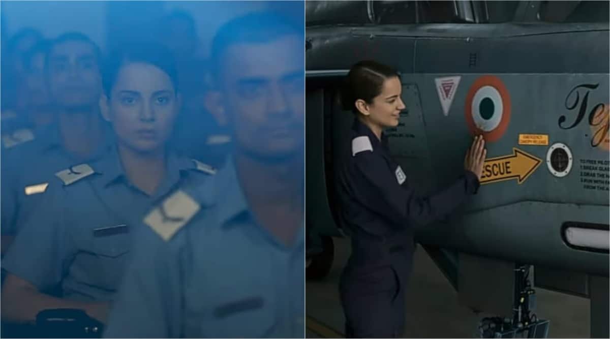 First song from Tejas features Kangana Ranaut’s rise to the sky in a soothing patriotic number by Arijit Singh. Watch | Bollywood News