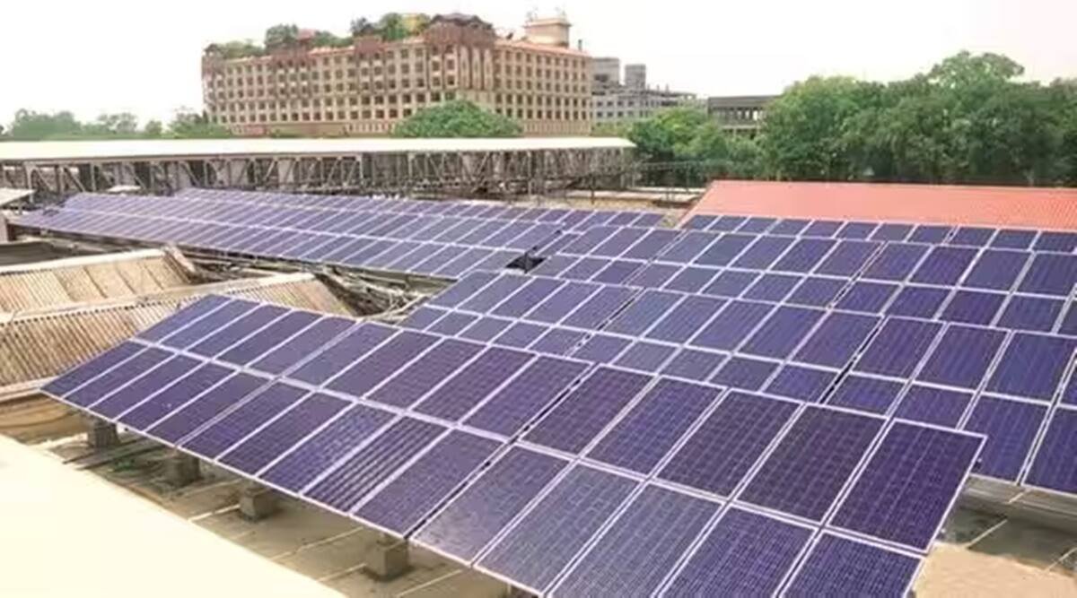 Solar panels likely to be installed along Najafgarh drain to generate electricity | Delhi News