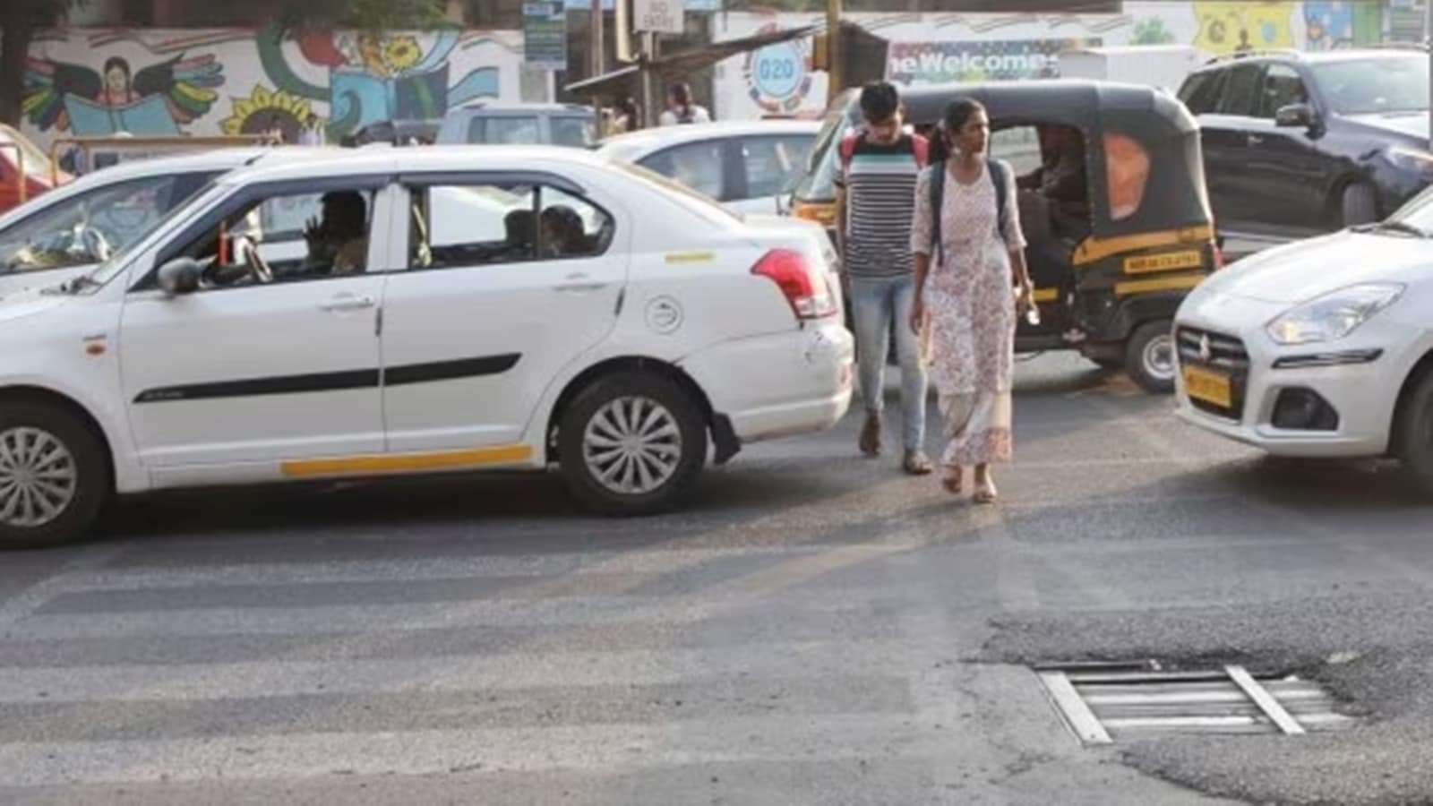 Pune civic body to start drive to repaint zebra crossings for pedestrian safety | Pune News