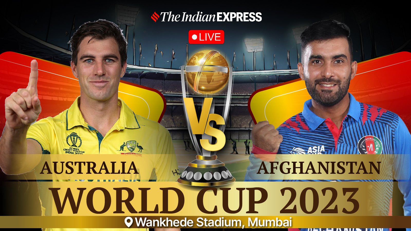 Australia vs Afghanistan Live Score, World Cup 2023: AUS and AFG battle in Wankhede | Cricket News