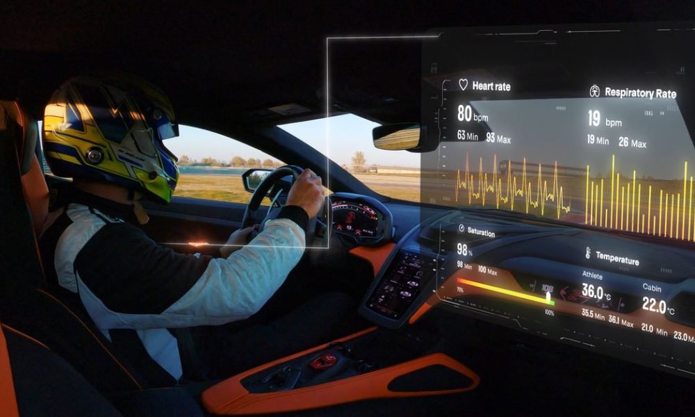 Lamborghini will measure your heart rate as you burn rubber around the track