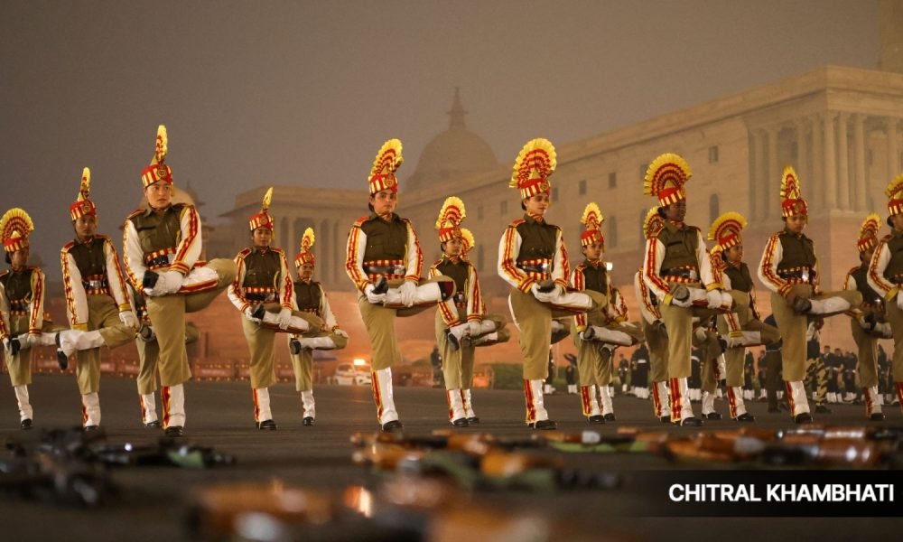 A look at the military parade rehearsals in Delhi ahead of Republic Day