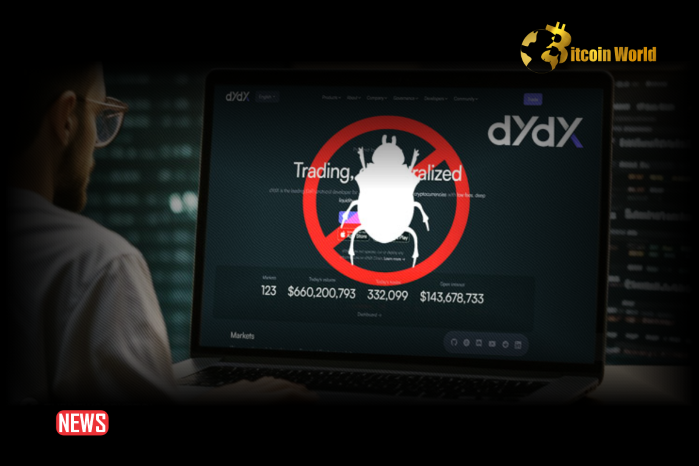 dYdX v3 Website Recovers DNS Attack, Users Delete Cache