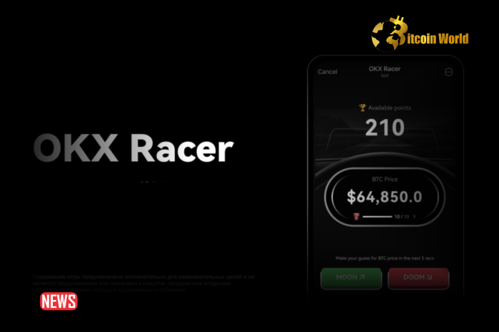 OKX Telegram Mini-app Bitcoin Price Guessing Game ‘OKX Racer’