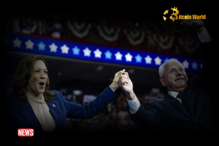 Kamala Harris VP Pick Tim Walz $123 Million Crypto Betting Pool