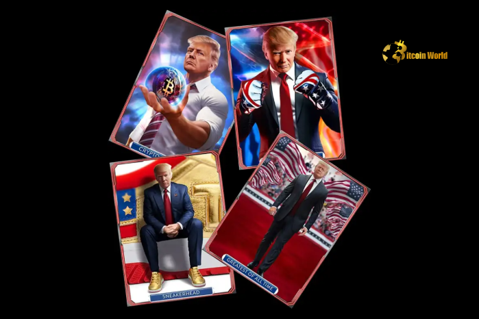 Trump Releases NFTs Collection Holding Bitcoin Dancing