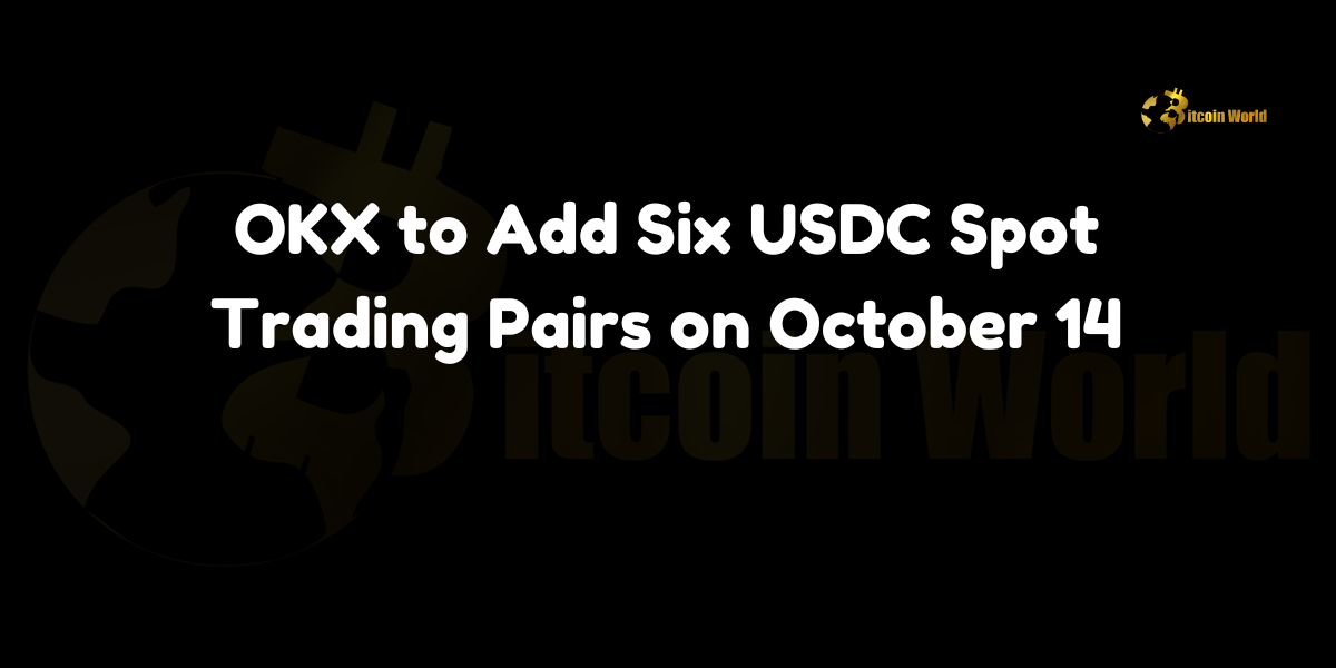 OKX USDC spot trading pairs