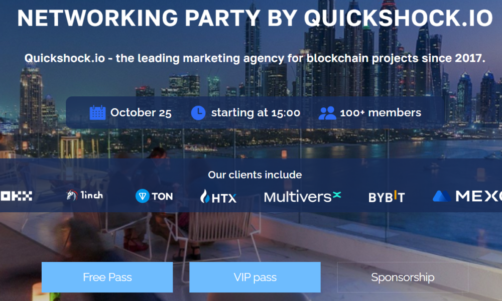 Top crypto marketing strategies that work. QuickShock – Dubai Event of Best Marketing Agency