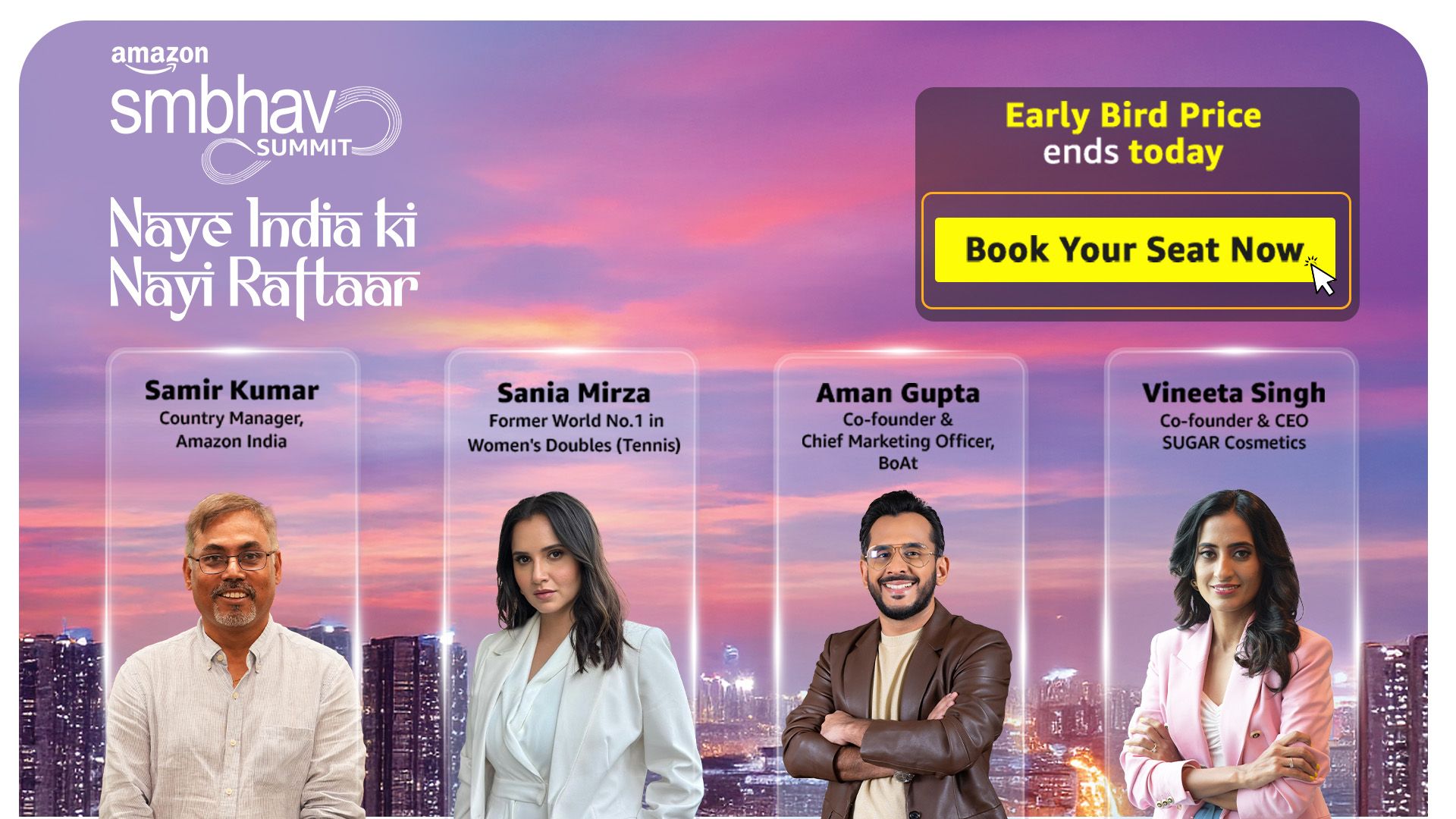 Amazon Smbhav 2024: A mega summit for entrepreneurs, innovators and SMBs