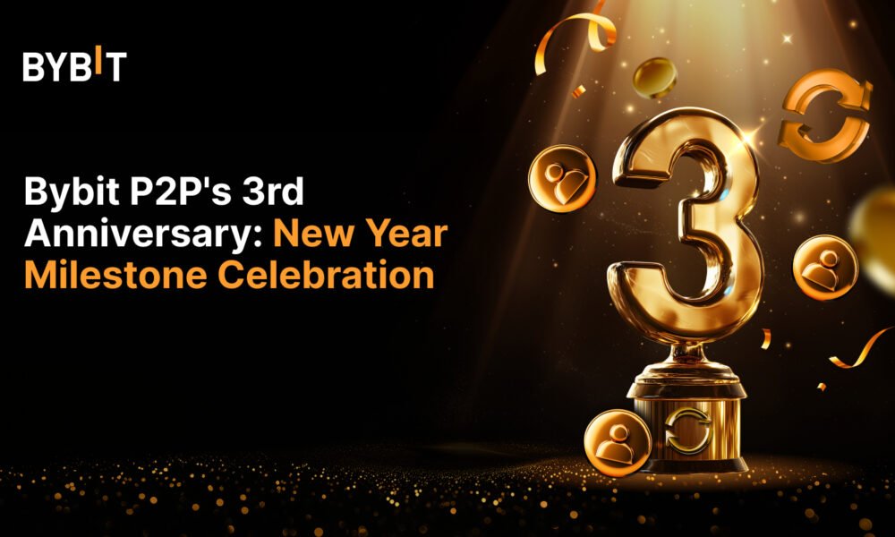 Bybit P2P Celebrates 3rd Anniversary with Landmark Achievements and Exclusive Rewards