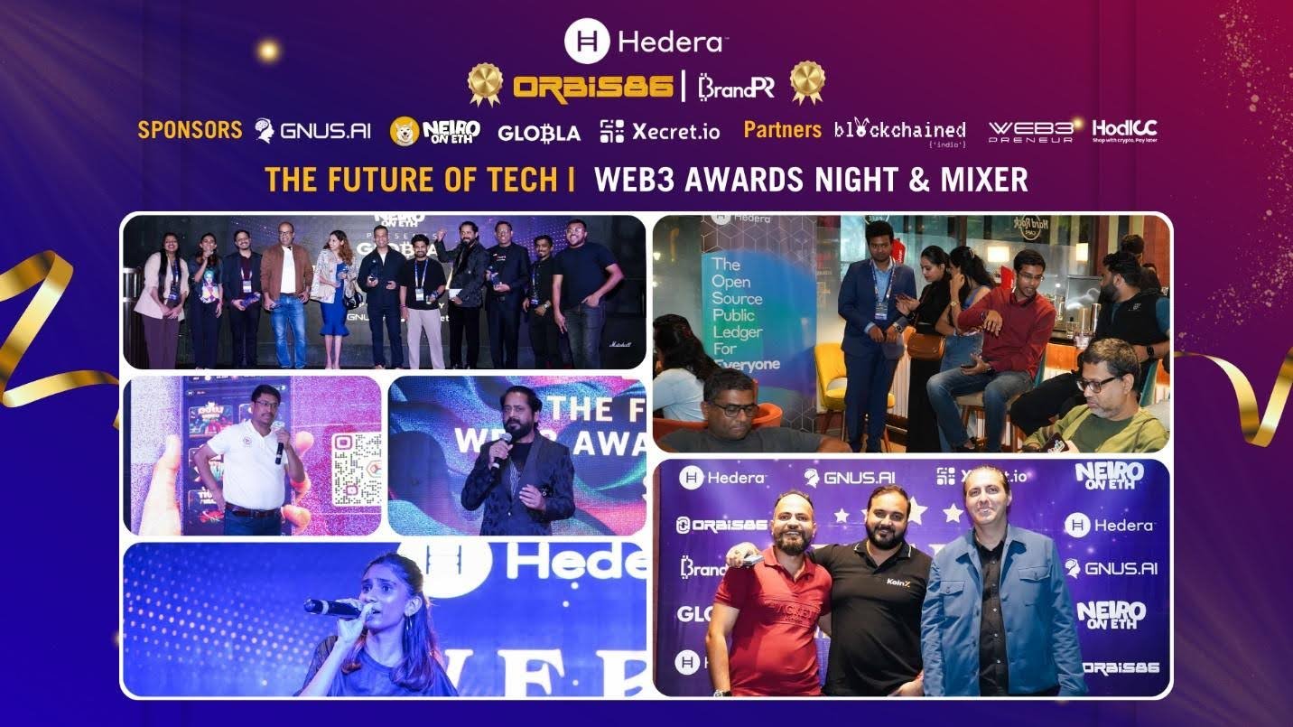 Web3 Awards Night & Mixer: A Celebration of Web3 Excellence in Bengaluru