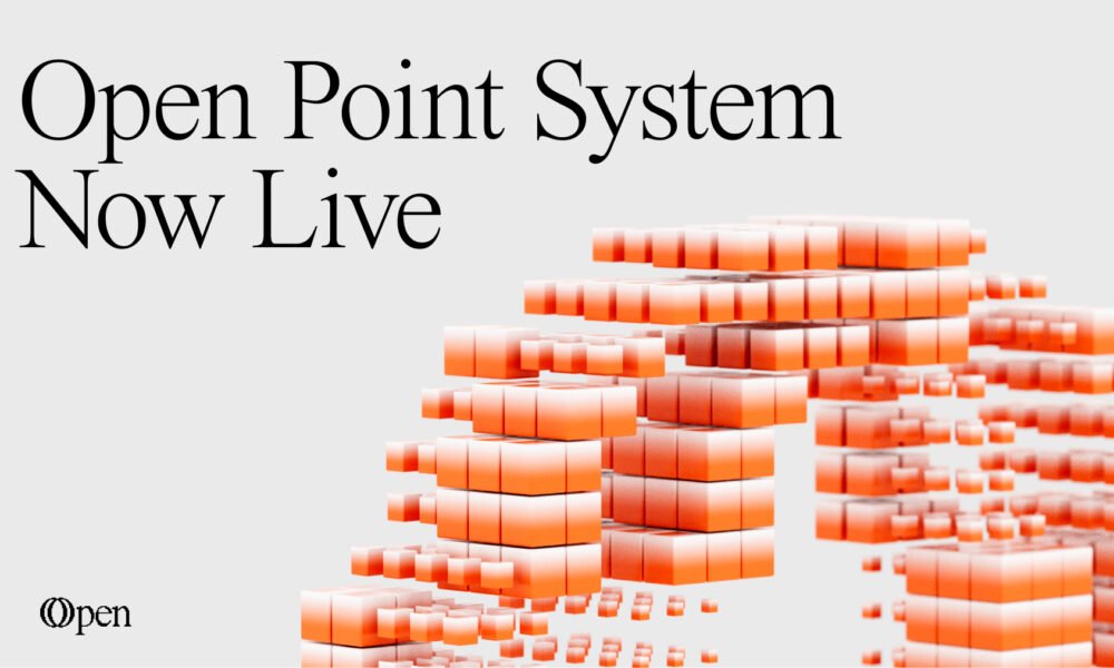 To Catalyze AI Infrastructure – Open launches WEBisOpen Point System