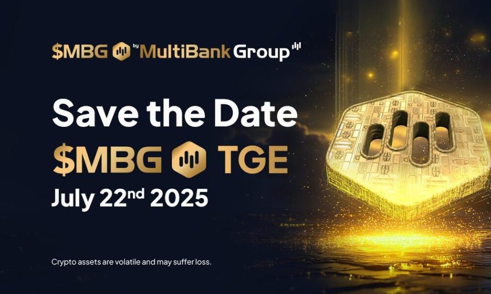 MultiBank Group Confirms $MBG Token TGE Set for July 22, 2025