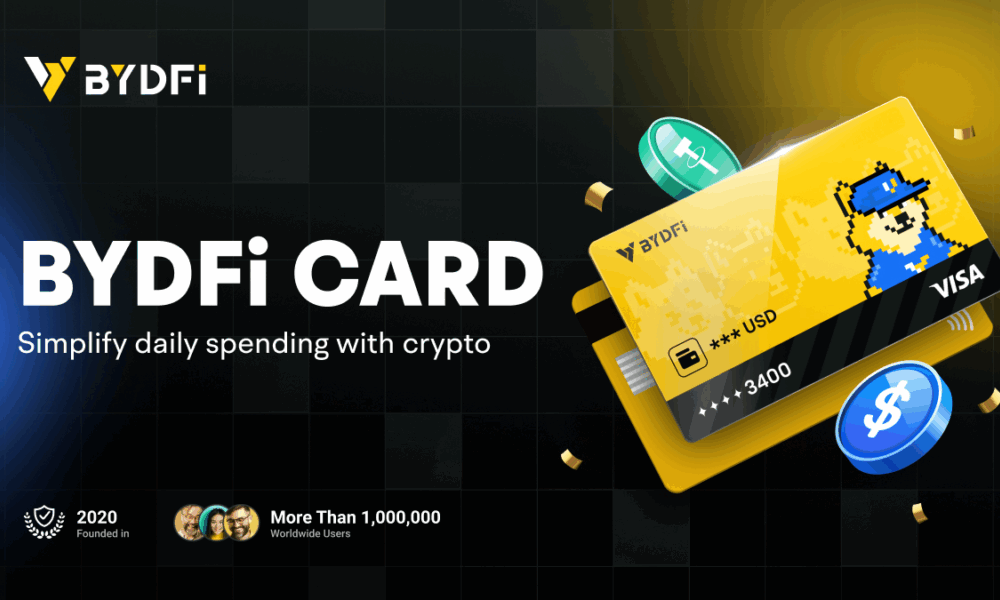 BYDFi Card Officially Launches: One Card to Seamlessly Bridge Web3 Assets and Real-World Spending