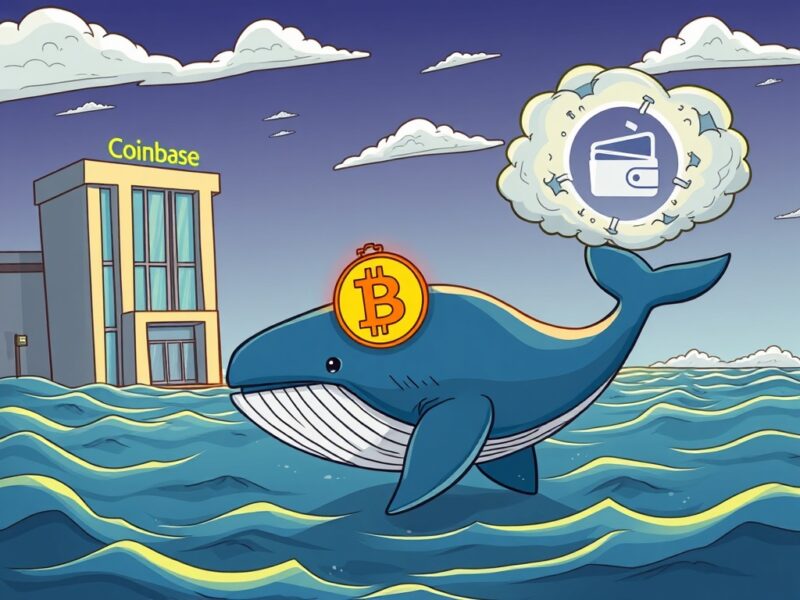 Bitcoin Transfer Shakes Market: 7,625 BTC Moves from Coinbase to Unknown Wallet