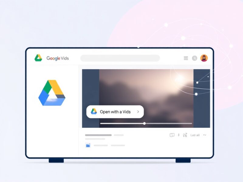 Google Drive Unleashes Powerful AI Video Editing with Vids Shortcut