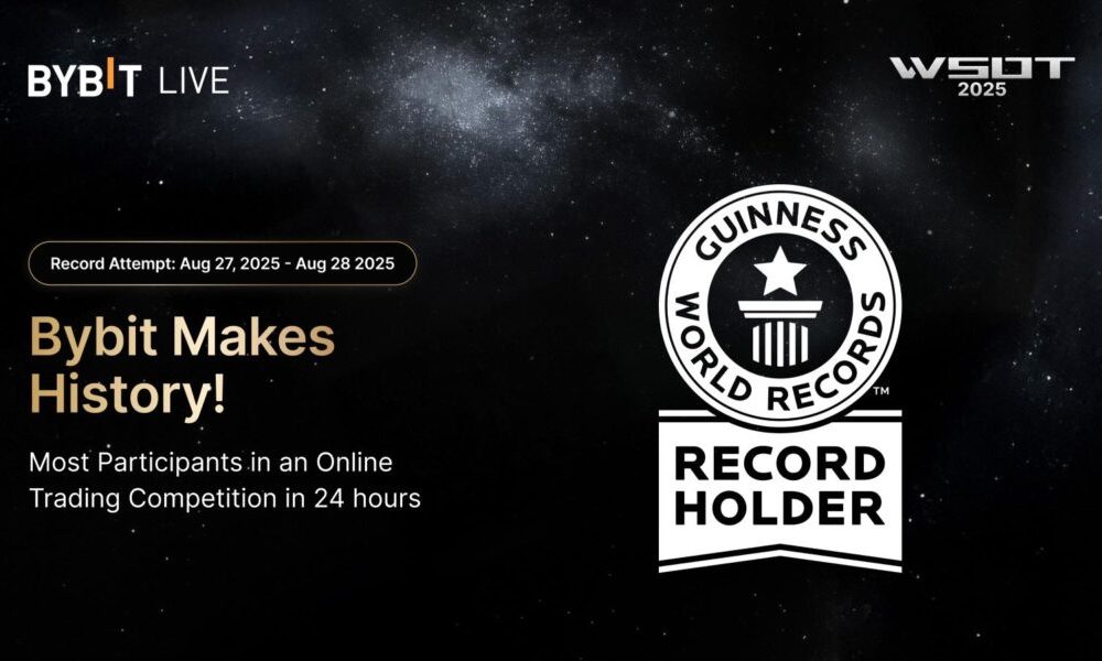 Bybit’s WSOT Achieves New GUINNESS WORLD RECORDS™ Title With Highest Number of Online Trading Participants in a Day